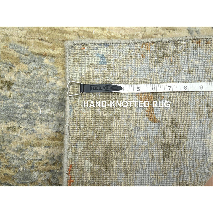 3'1" x 5'4" New Hand Knotted Brown Wool Rectangle Oriental Rug - MOA10283190