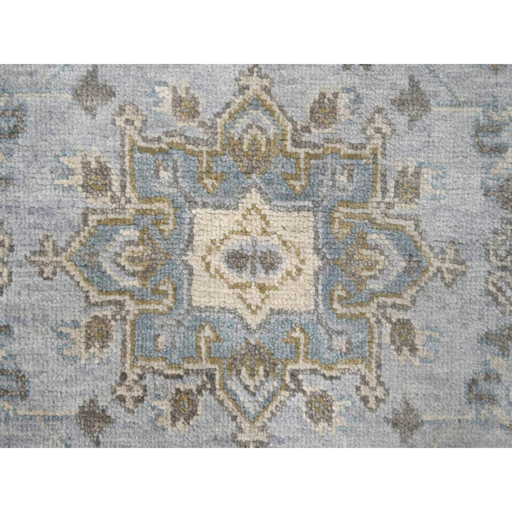 2'0" x 3'0" New Hand Knotted Grey Cotton Rectangle Oriental Rug - MOA10284782