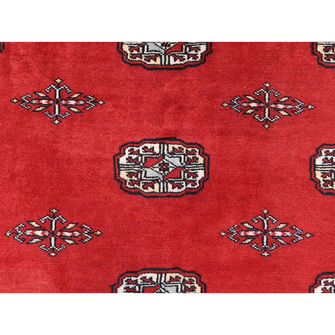 10'1" x 14'7" New Hand Knotted Red Wool Rectangle Oriental Rug - MOA10285202