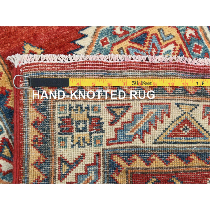 2'8" x 9'5" New Hand Knotted Red Wool Runner Oriental Rug - MOA10285205