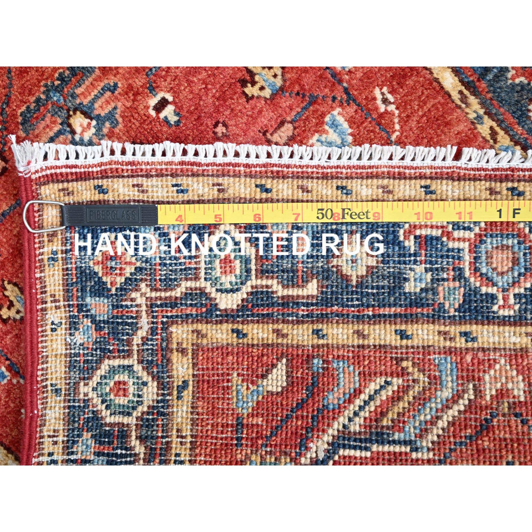 2'0" x 3'0" New Hand Knotted Red Cotton Rectangle Oriental Rug - MOA10285482