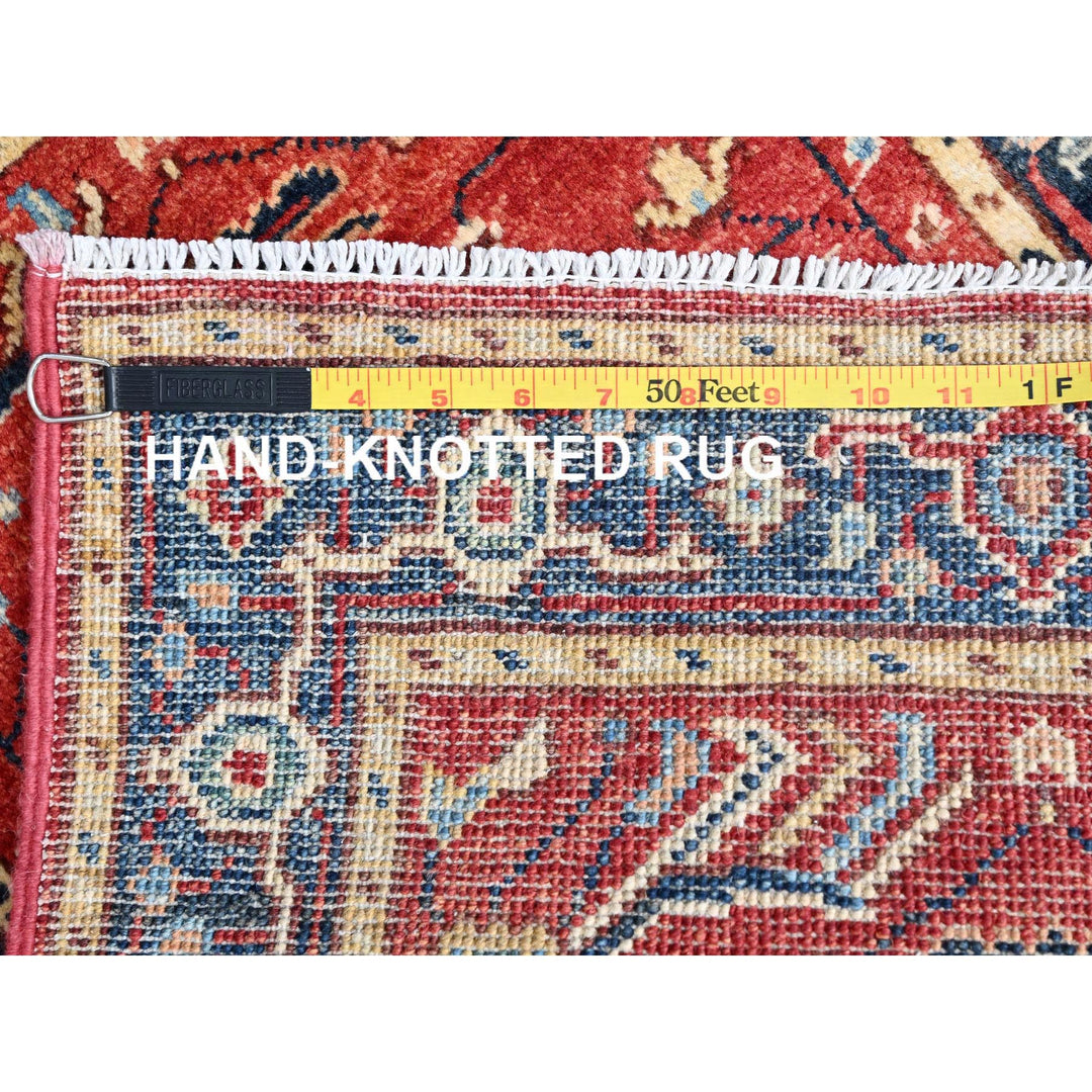 2'0" x 2'10" New Hand Knotted Red Cotton Rectangle Oriental Rug - MOA10285483