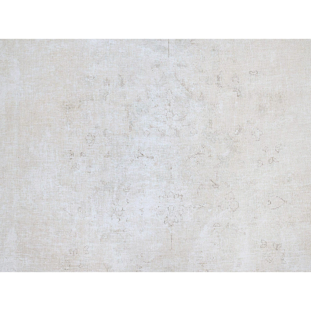8'2" x 11'8" Vintage Hand Knotted Blue Wool Rectangle Oriental Rug - MOA10285523