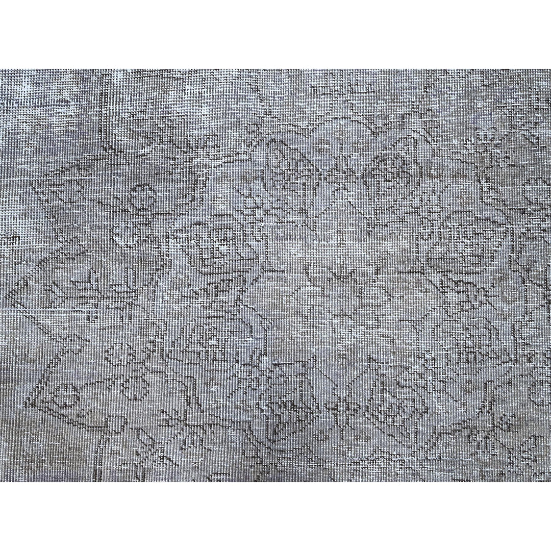 7'1" x 10'4" Vintage Hand Knotted Purple Wool Rectangle Oriental Rug - MOA10285541
