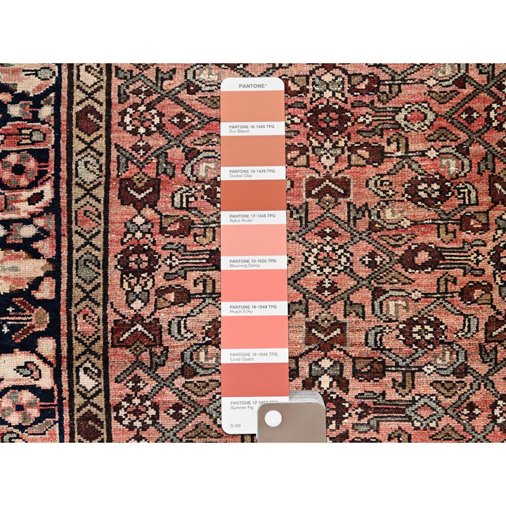 2'9" x 9'4" New Hand Knotted Pink Cotton Runner Oriental Rug - MOA10285964