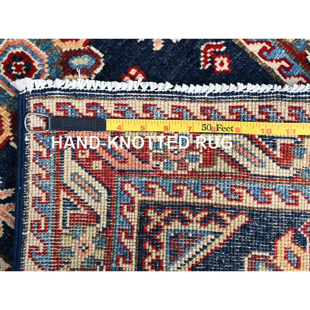 2'1" x 2'11" New Hand Knotted Blue Cotton Rectangle Oriental Rug - MOA10286239