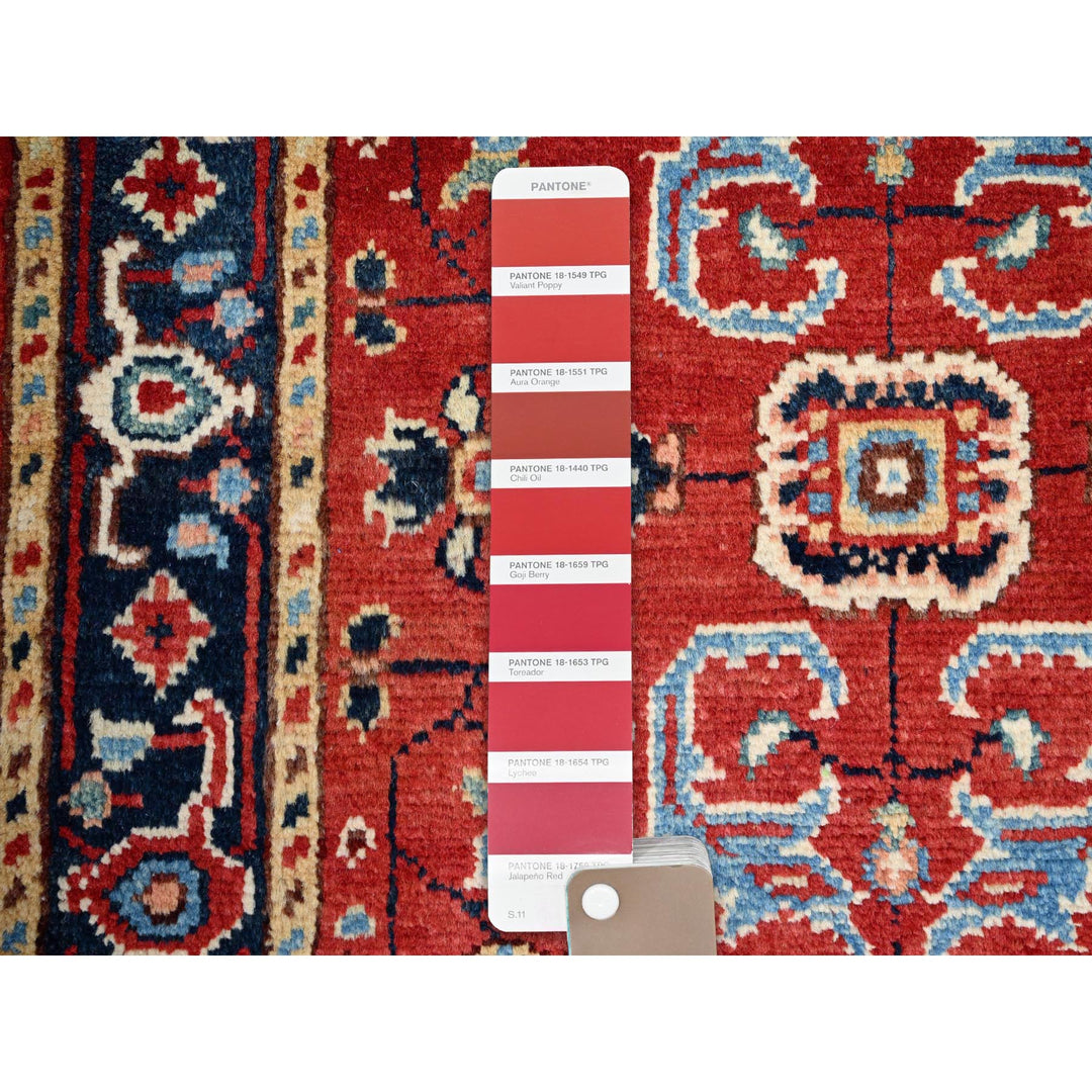 2'1" x 2'10" New Hand Knotted Red Cotton Rectangle Oriental Rug - MOA10286367