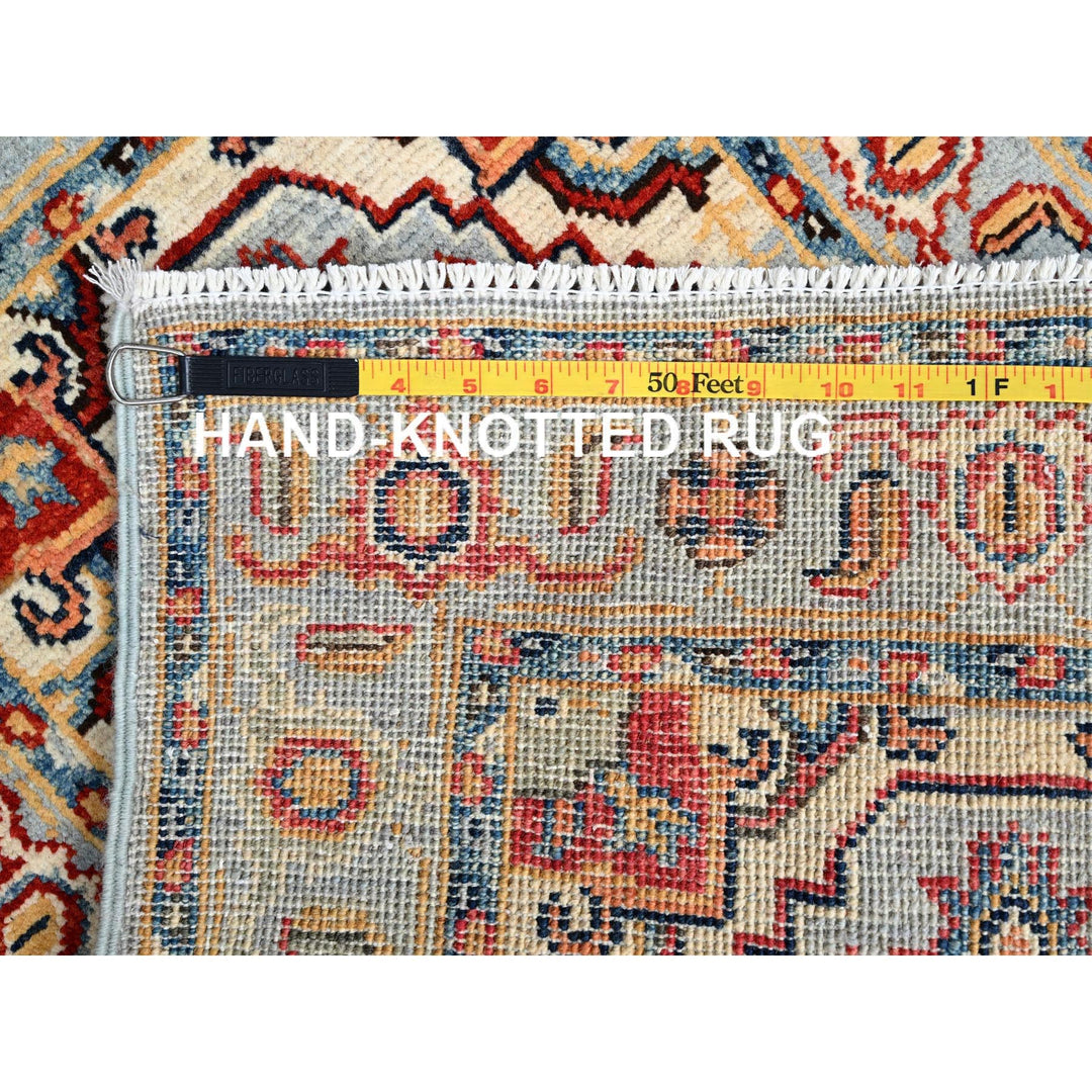 1'11" x 2'11" New Hand Knotted Grey Cotton Rectangle Oriental Rug - MOA10286369