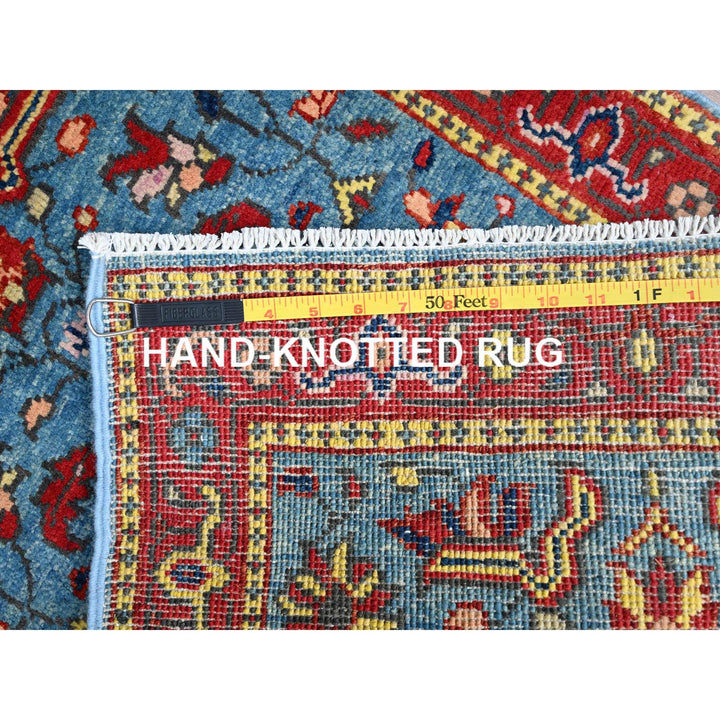 2'0" x 3'0" New Hand Knotted Blue Cotton Rectangle Oriental Rug - MOA10286377