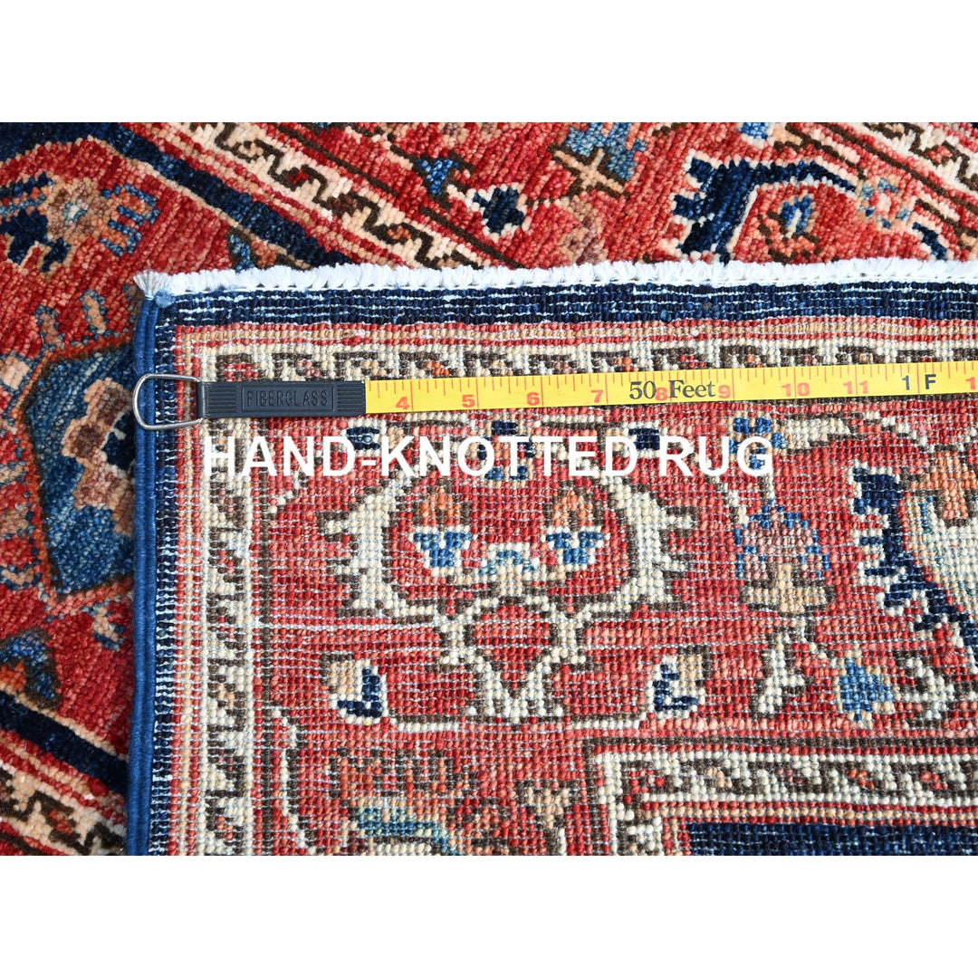 2'0" x 6'1" New Hand Knotted Blue Wool Runner Oriental Rug - MOA10286596