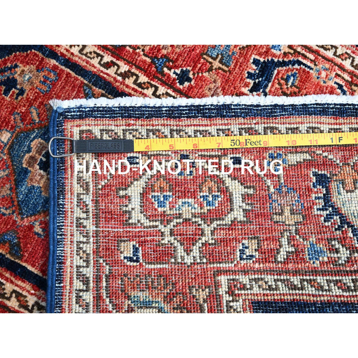 2'0" x 6'1" New Hand Knotted Blue Wool Runner Oriental Rug - MOA10286596