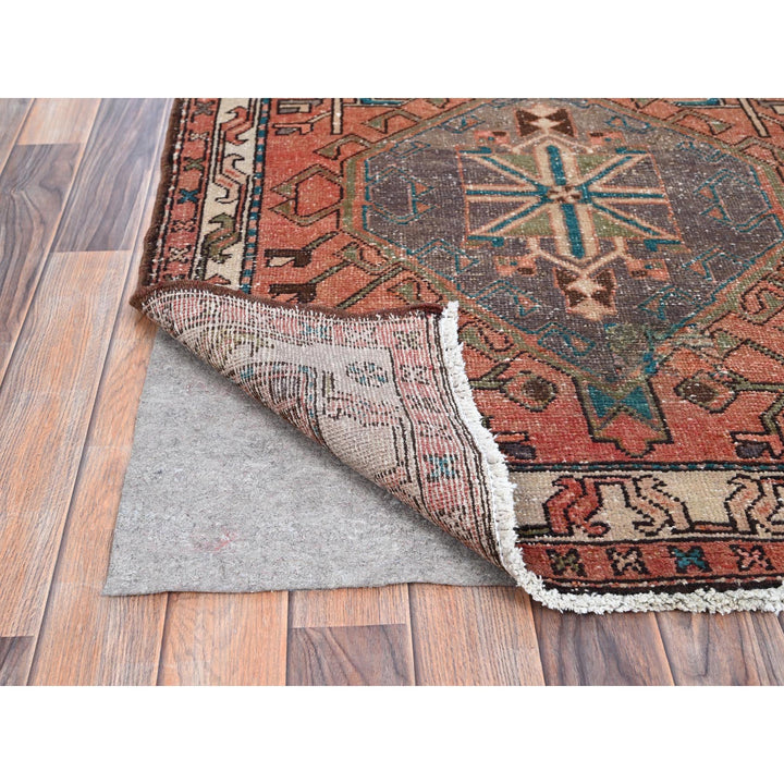 3'4" x 9'10" New Hand Knotted Multicolored Wool Runner Oriental Rug - MOA10286626