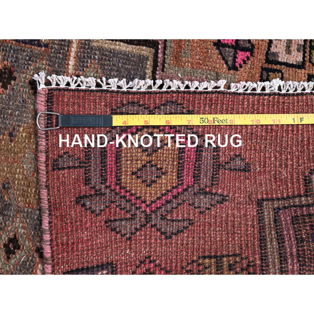 2'5" x 9'3" New Hand Knotted Multicolored Cotton Runner Oriental Rug - MOA10286627