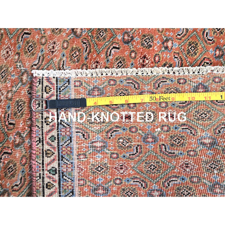 2'5" x 3'8" Vintage Hand Knotted Brown Wool Rectangle Oriental Rug - MOA10286683