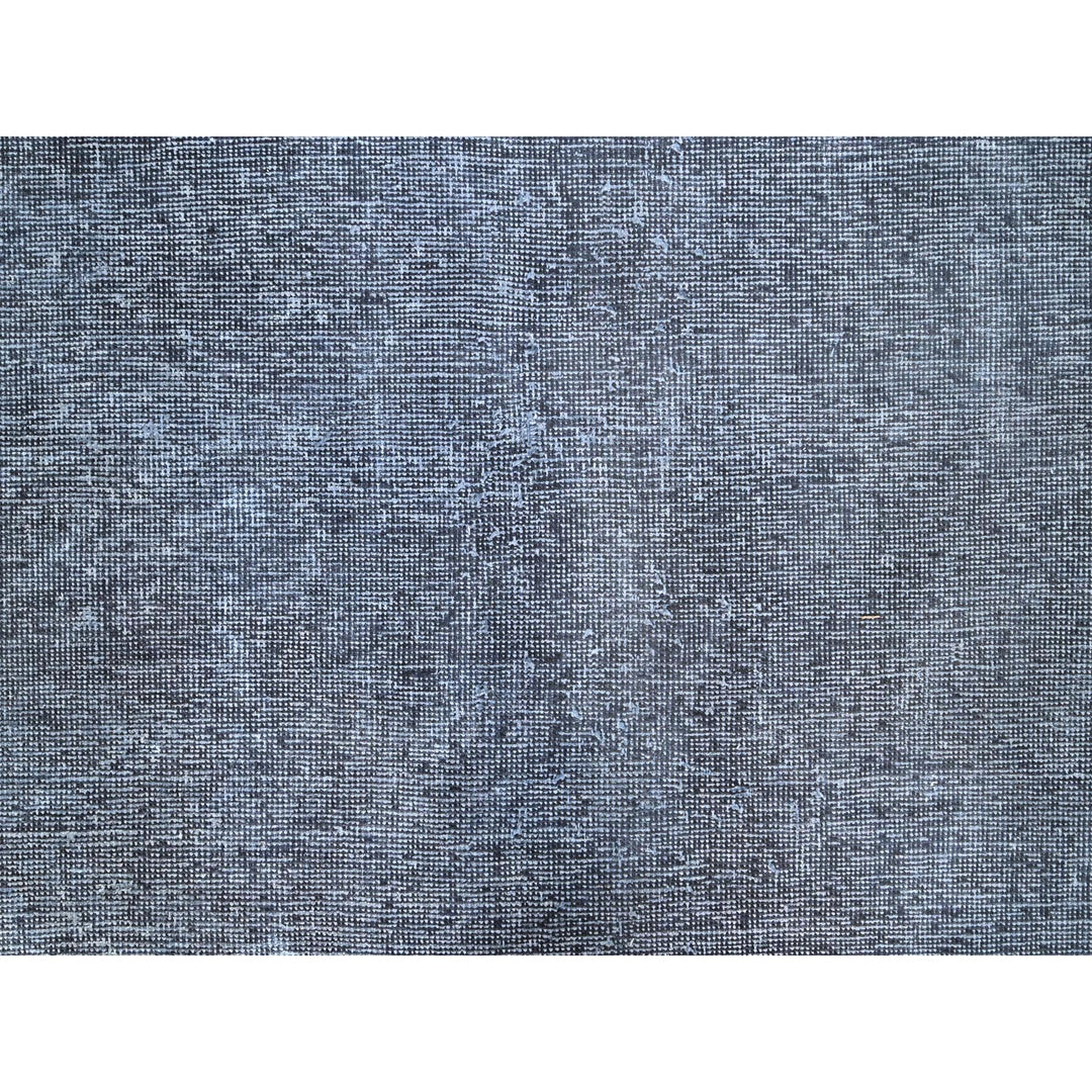 9'9" x 12'7" Vintage Hand Knotted Grey Wool Rectangle Oriental Rug - MOA10286935