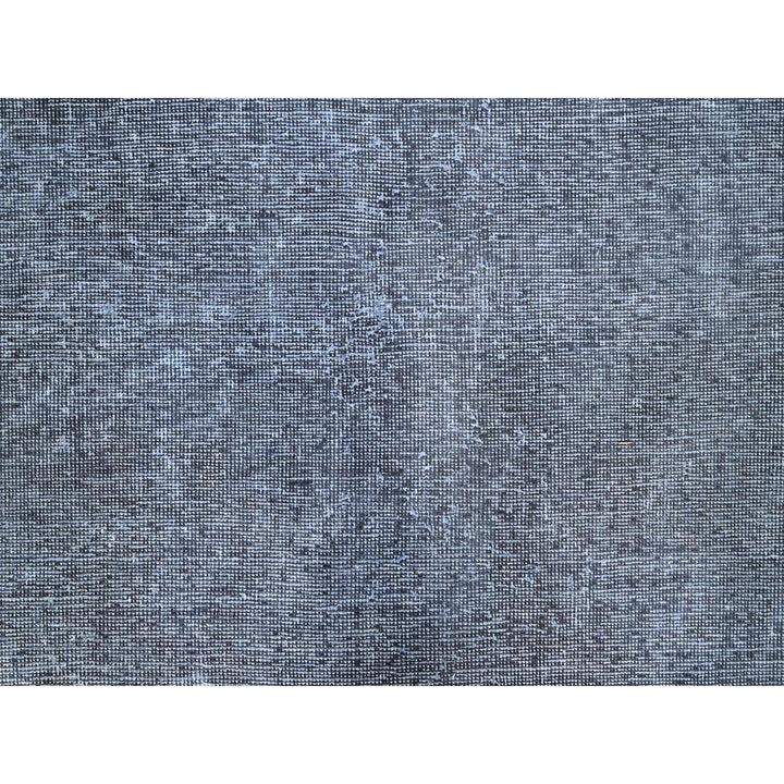 9'9" x 12'7" Vintage Hand Knotted Grey Wool Rectangle Oriental Rug - MOA10286935
