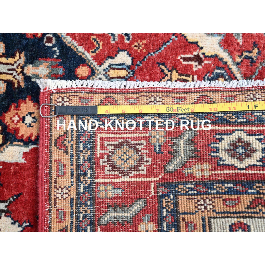 4'0" x 5'10" New Hand Knotted Grey Wool Rectangle Oriental Rug - MOA10286967