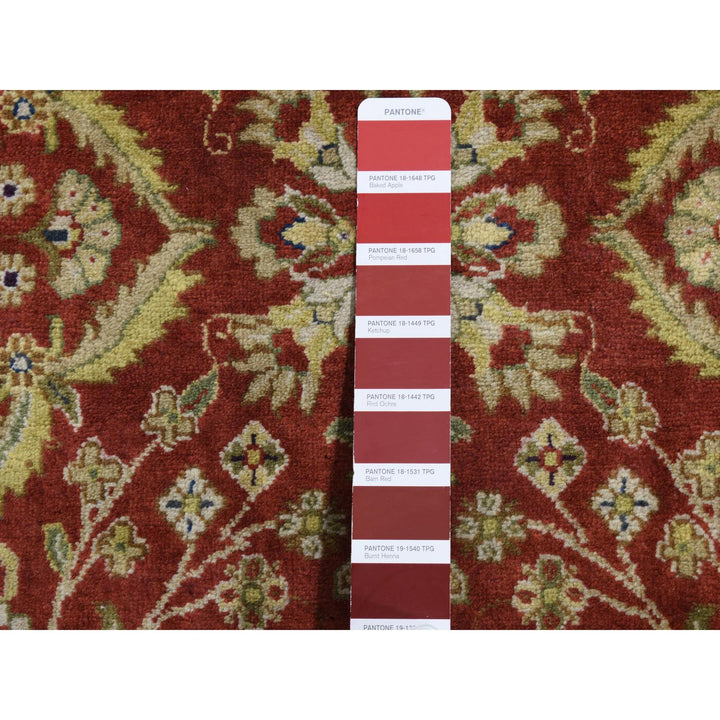 2'4" x 11'5" New Hand Knotted Red Cotton Runner Oriental Rug - MOA10287305