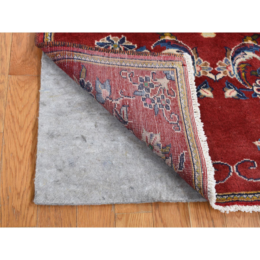 3'0" x 4'9" New Hand Knotted Red Wool Rectangle Oriental Rug - MOA10287435