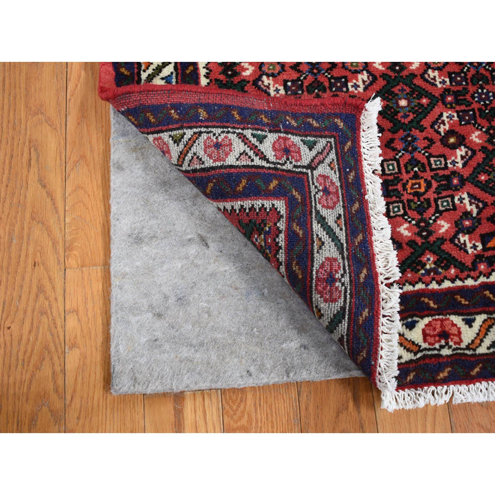 2'6" x 10'0" New Hand Knotted Red Wool Runner Oriental Rug - MOA10287476