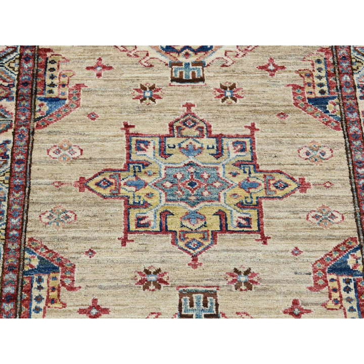 2'8" x 8'2" New Hand Knotted Brown Wool Runner Oriental Rug - MOA10287498