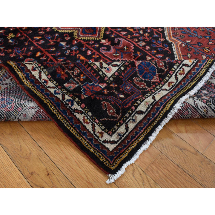 5'0" x 10'1" New Hand Knotted Red Wool Runner Oriental Rug - MOA10287528