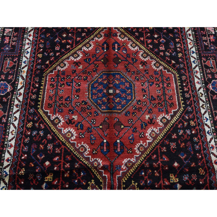 5'0" x 10'1" New Hand Knotted Red Wool Runner Oriental Rug - MOA10287528