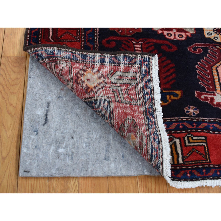 4'8" x 7'0" New Hand Knotted Red Wool Rectangle Oriental Rug - MOA10287540