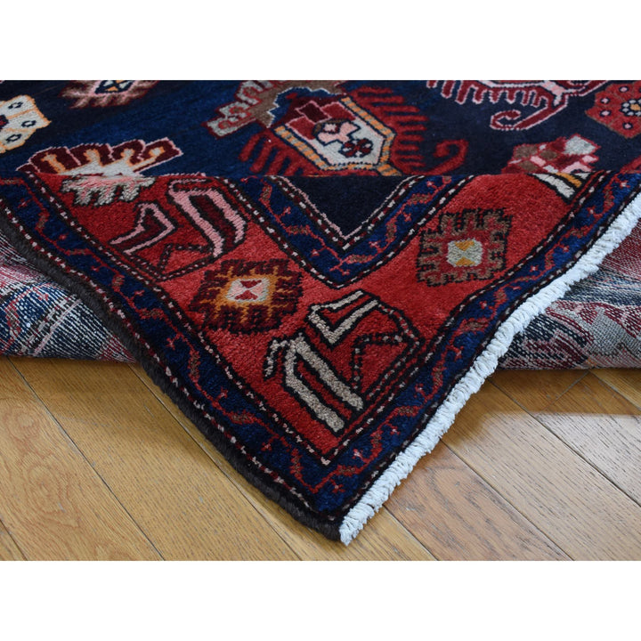 4'8" x 7'0" New Hand Knotted Red Wool Rectangle Oriental Rug - MOA10287540