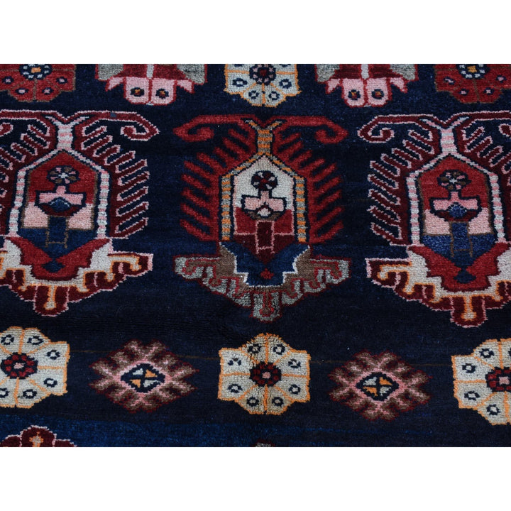 4'8" x 7'0" New Hand Knotted Red Wool Rectangle Oriental Rug - MOA10287540