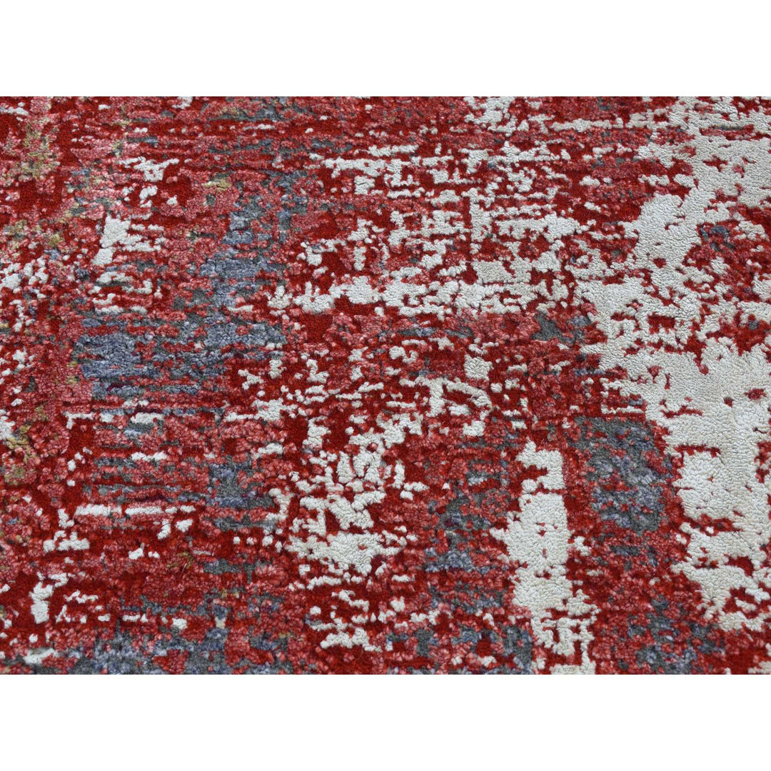 2'4" x 4'7" New Hand Knotted Red Cotton Rectangle Oriental Rug - MOA10287544