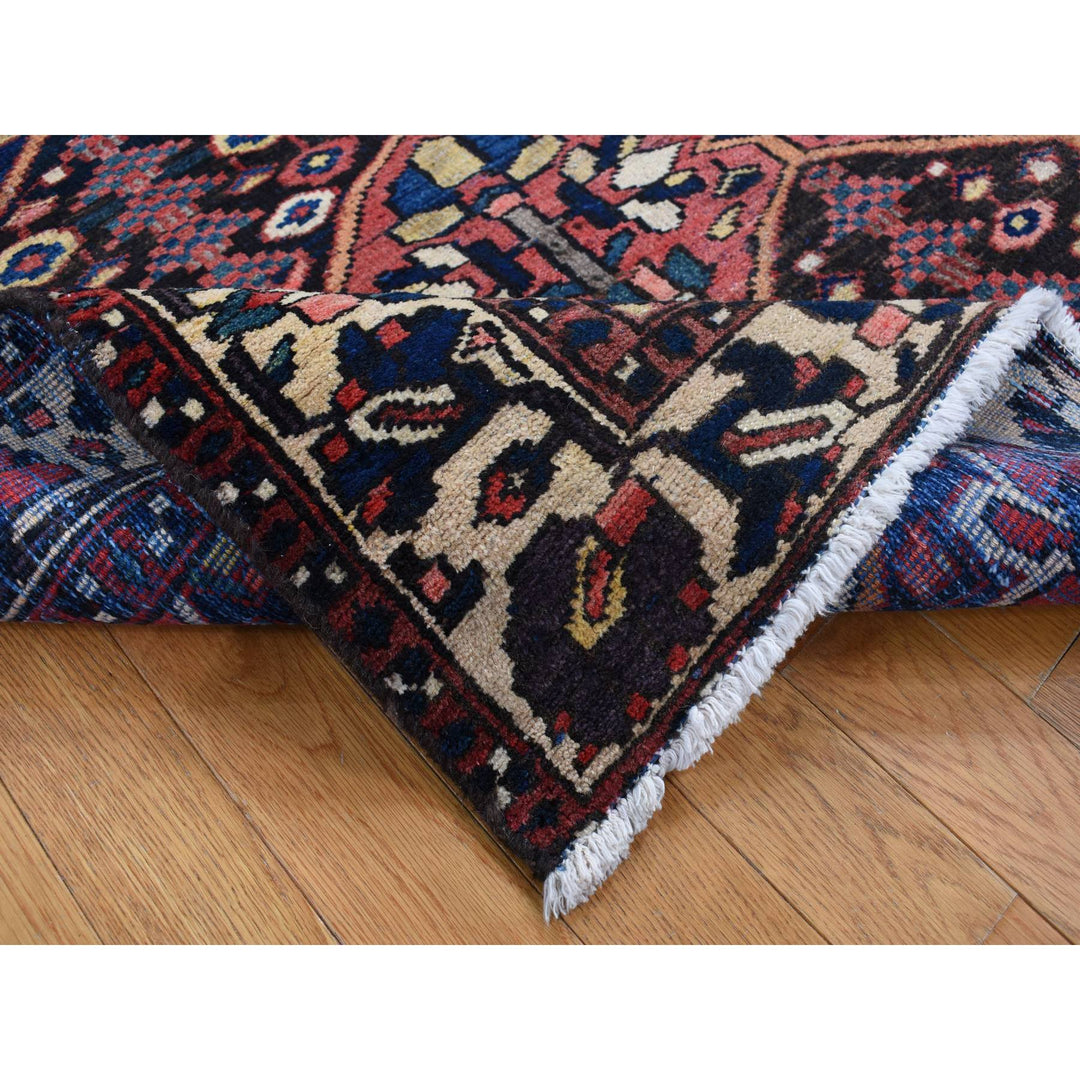 5'0" x 6'9" New Hand Knotted Red Wool Rectangle Oriental Rug - MOA10287576