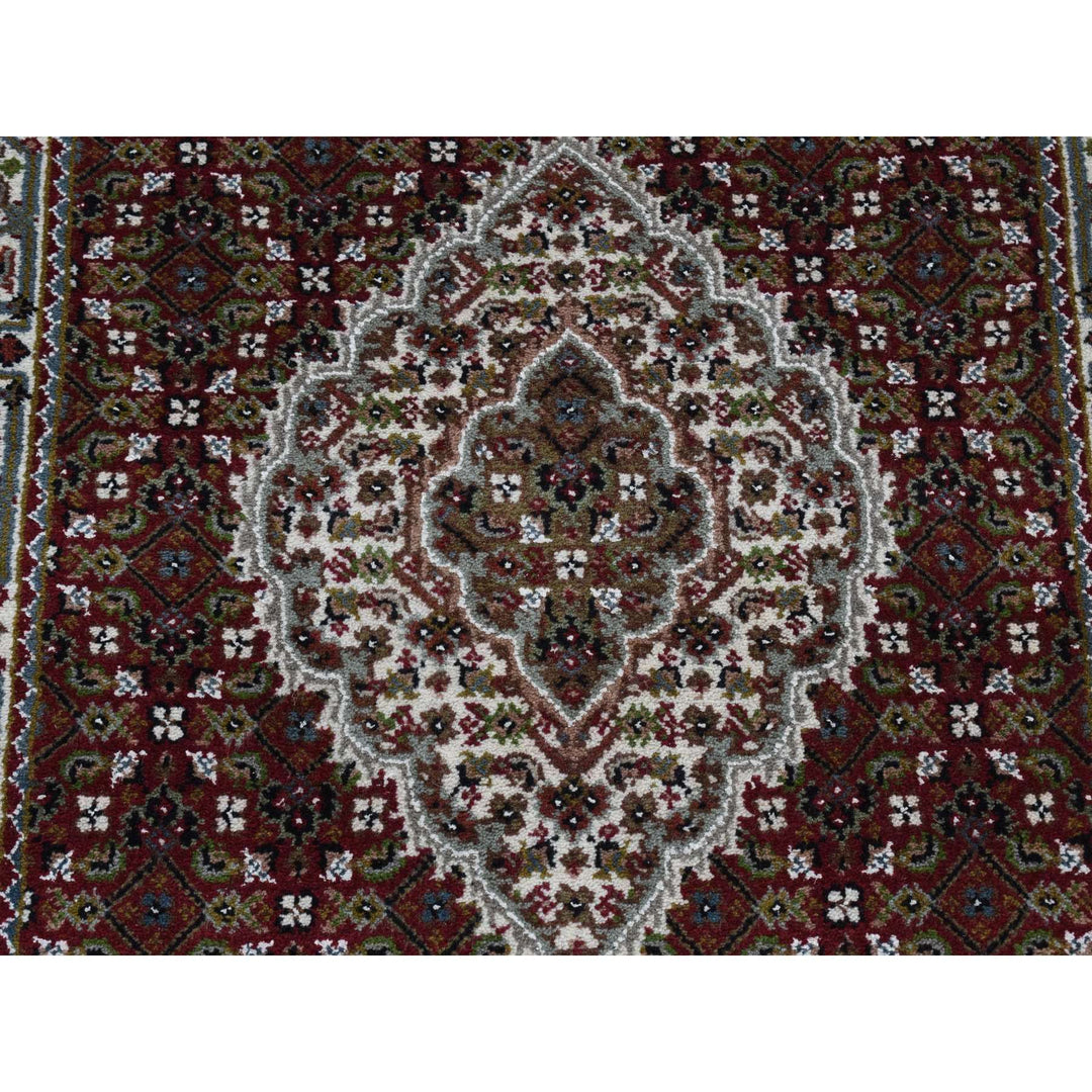 2'7" x 15'8" New Hand Knotted Red Cotton Runner Oriental Rug - MOA10287635