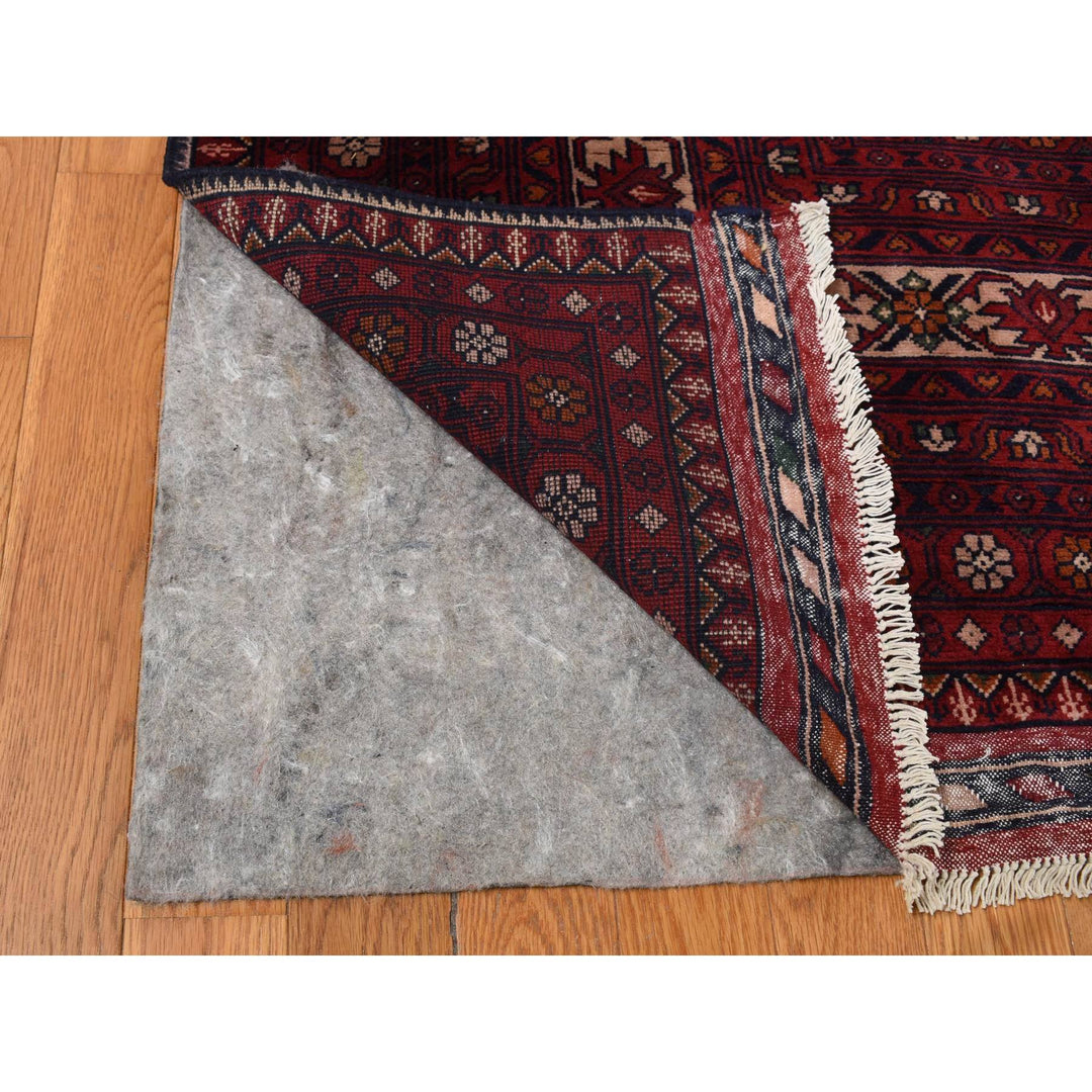 12'10" x 19'7" New Hand Knotted Red Wool Rectangle Oriental Rug - MOA10287671