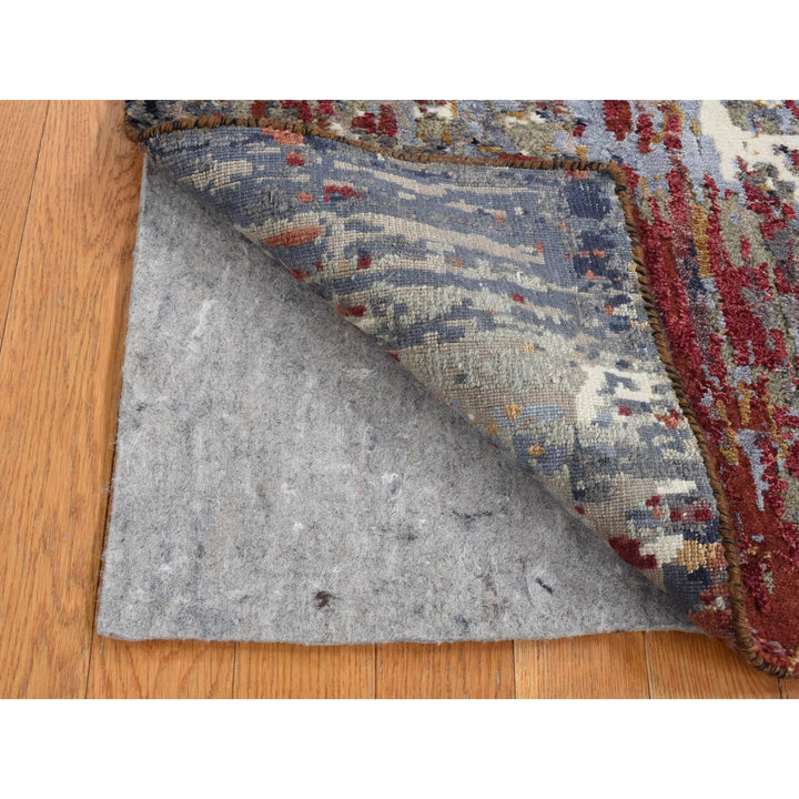 2'0" x 3'0" New Hand Knotted Grey Cotton Rectangle Oriental Rug - MOA10287787