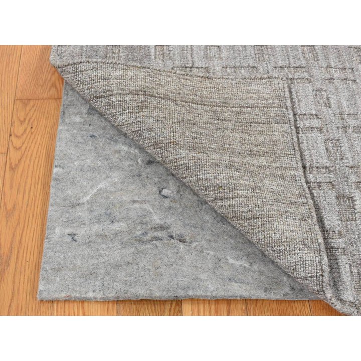 2'0" x 3'0" New Hand Loomed Grey Cotton Rectangle Oriental Rug - MOA10287827