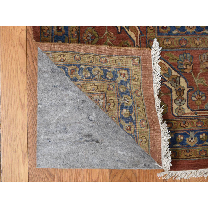 12'0" x 15'0" New Hand Knotted Brown Cotton Rectangle Oriental Rug - MOA10287947