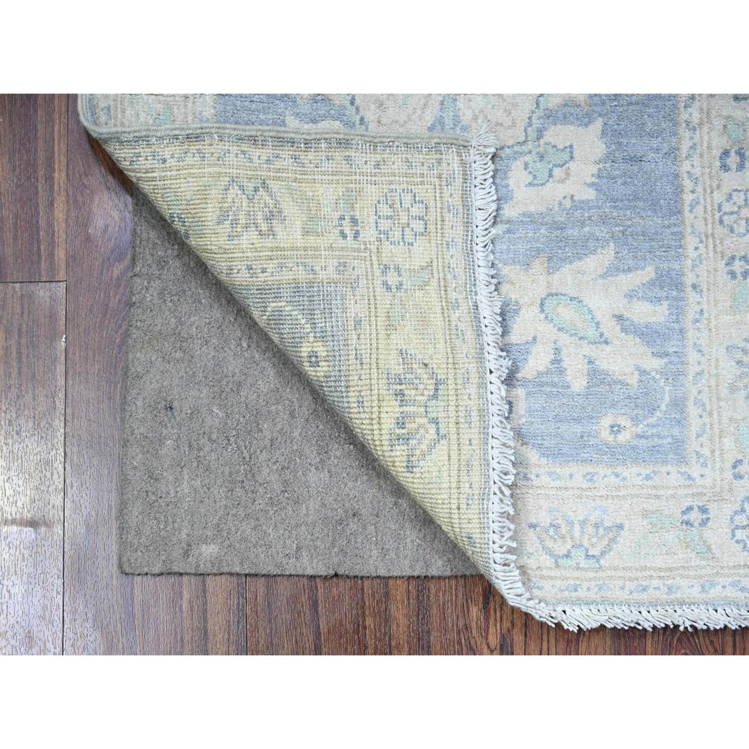 2'1" x 3'0" New Hand Knotted Blue Cotton Rectangle Oriental Rug - MOA10288425