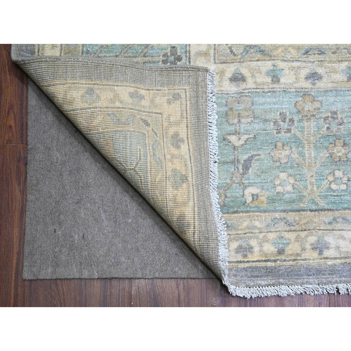 10'2" x 13'11" New Hand Knotted Grey Wool Rectangle Oriental Rug - MOA10288584