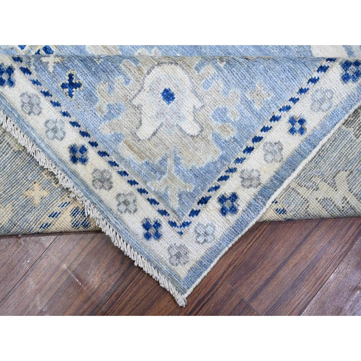 9'11" x 9'7" New Hand Knotted Blue Wool Square Oriental Rug - MOA10288687