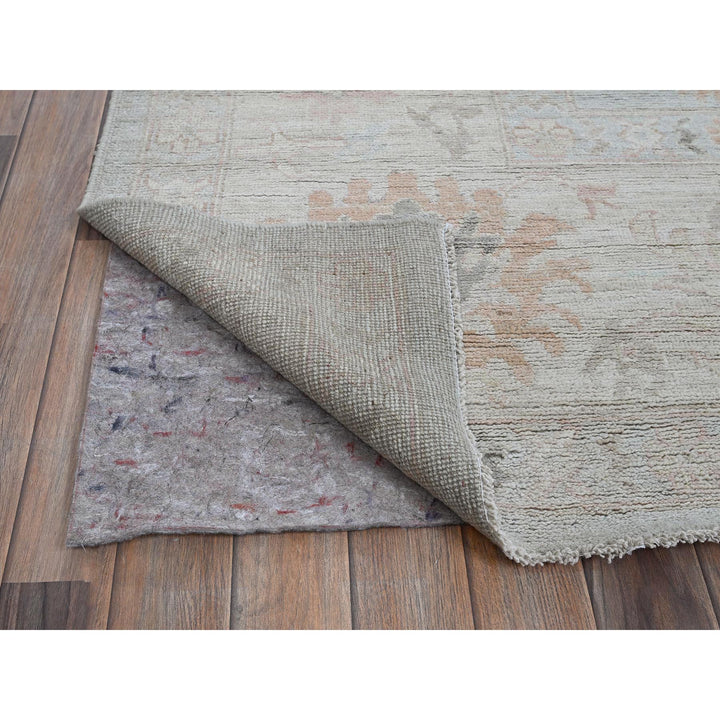 10'2" x 13'8" New Hand Knotted Blue Wool Rectangle Oriental Rug - MOA102887
