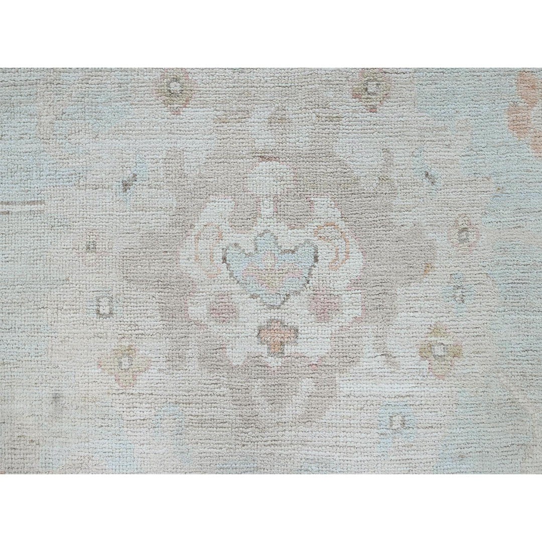 10'2" x 13'8" New Hand Knotted Blue Wool Rectangle Oriental Rug - MOA102887