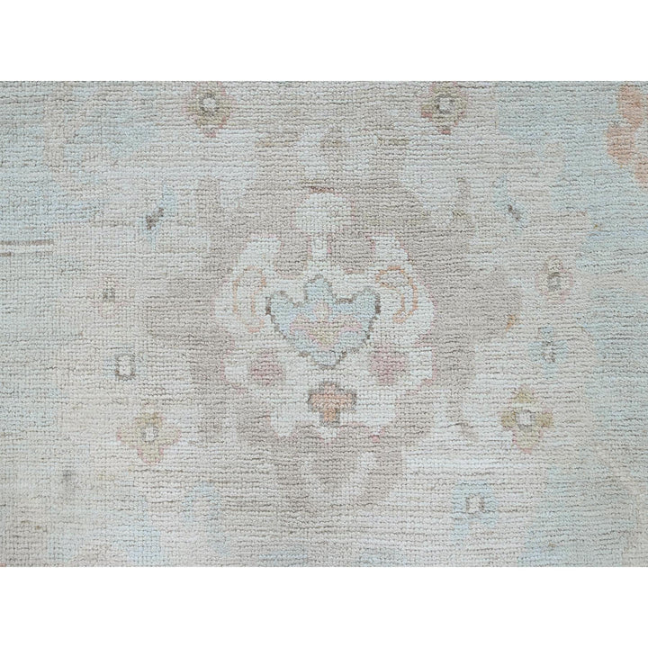 10'2" x 13'8" New Hand Knotted Blue Wool Rectangle Oriental Rug - MOA102887