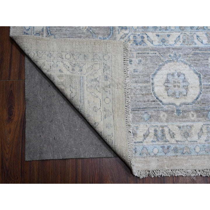 12'0" x 14'5" New Hand Knotted Grey Wool Rectangle Oriental Rug - MOA10288839