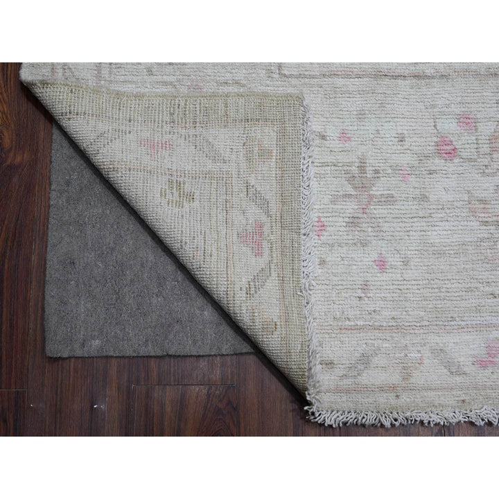 9'10" x 13'5" New Hand Knotted Green Wool Rectangle Oriental Rug - MOA10288943