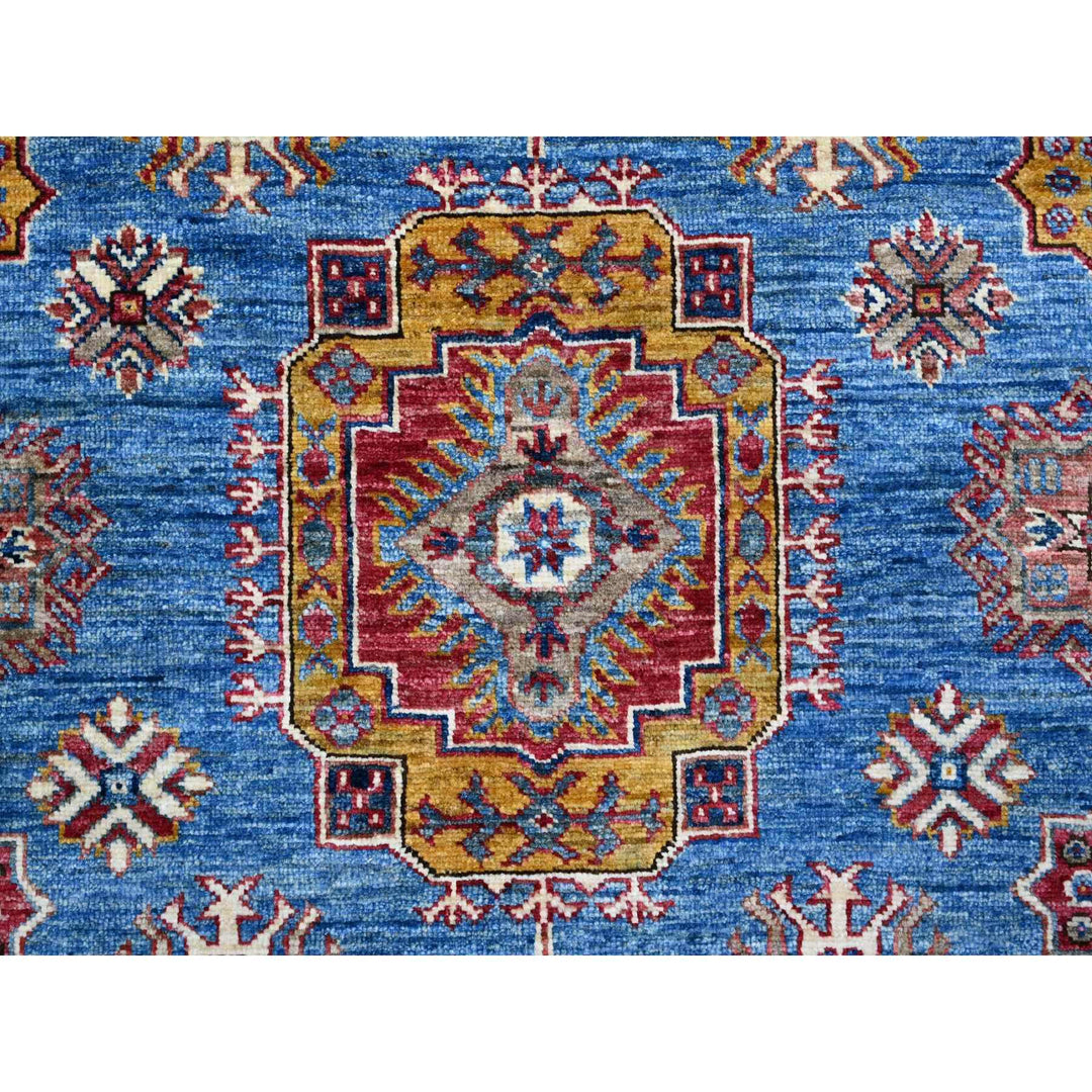 10'2" x 13'8" New Hand Knotted Blue Wool Rectangle Oriental Rug - MOA10289198