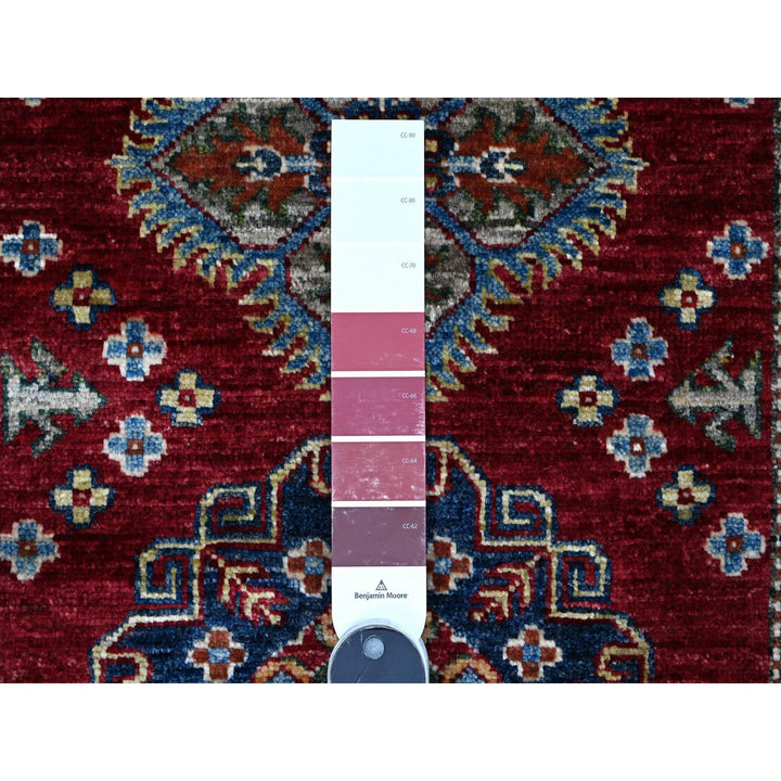 2'7" x 7'0" New Hand Knotted Red Wool Runner Oriental Rug - MOA10289222