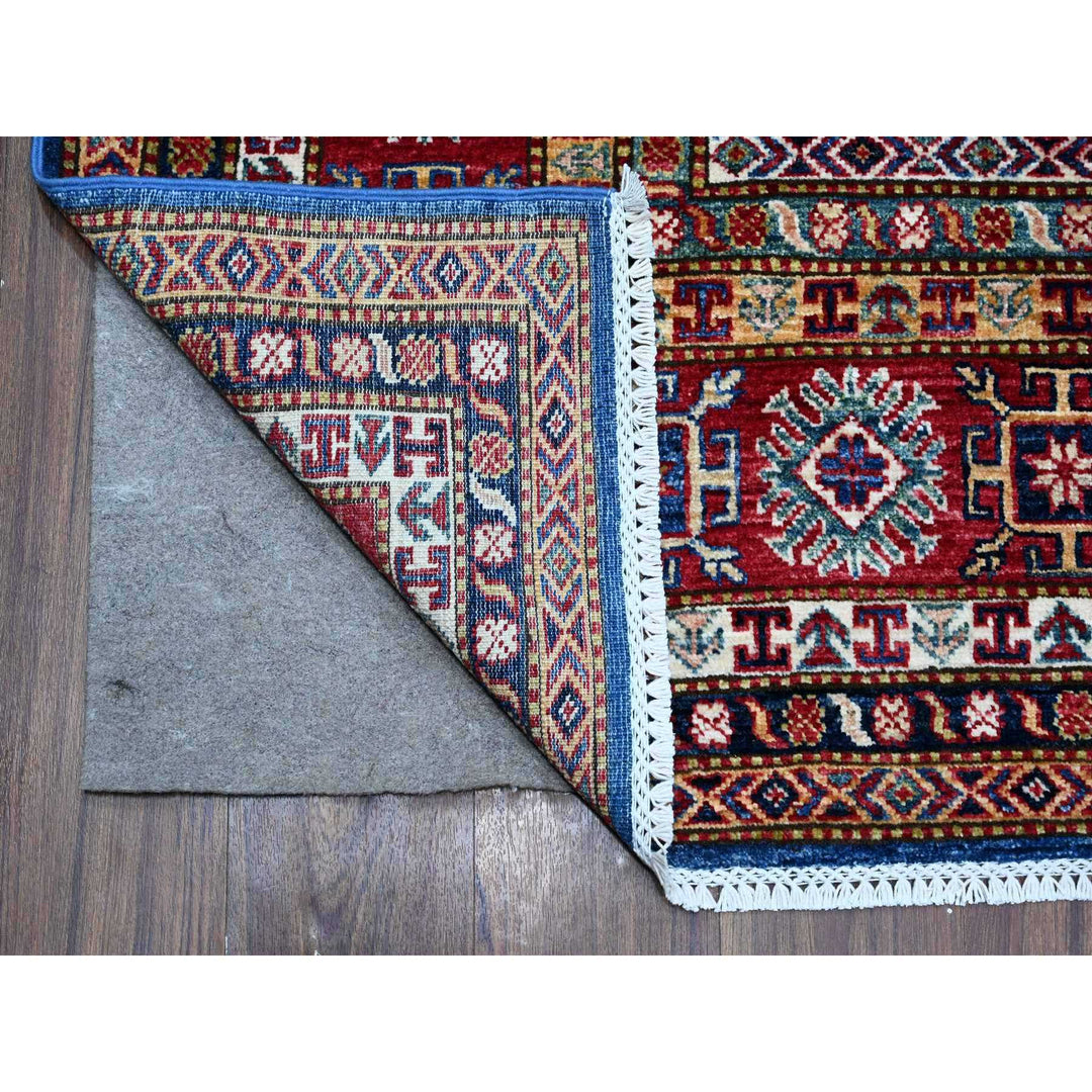 8'2" x 8'5" New Hand Knotted Blue Wool Square Oriental Rug - MOA10289275