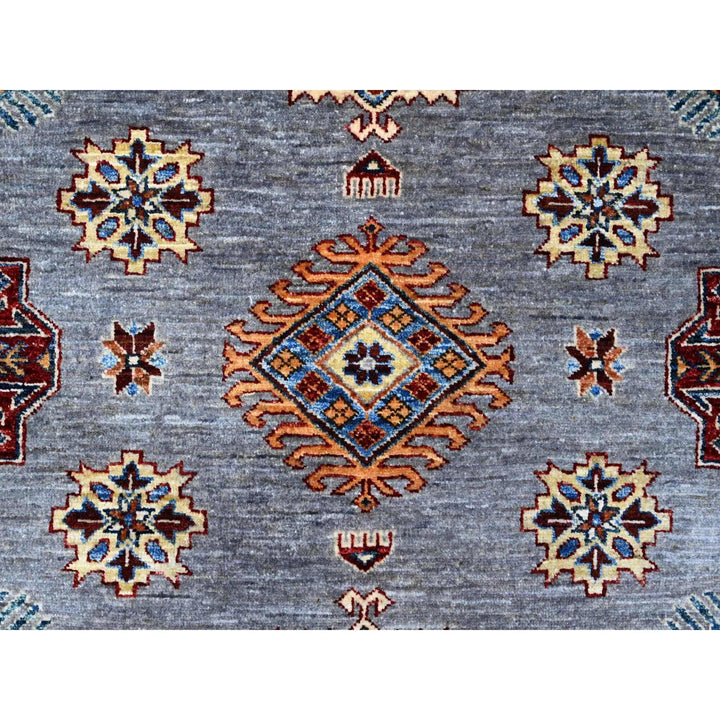 9'10" x 10'0" New Hand Knotted Grey Wool Square Oriental Rug - MOA10289297