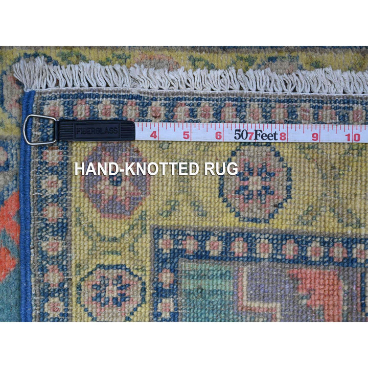 1'11" x 2'8" New Hand Knotted Blue Wool Rectangle Oriental Rug - MOA10289389